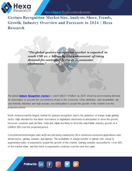 Gesture Recognition Market Size