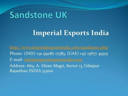 Sandstone UK