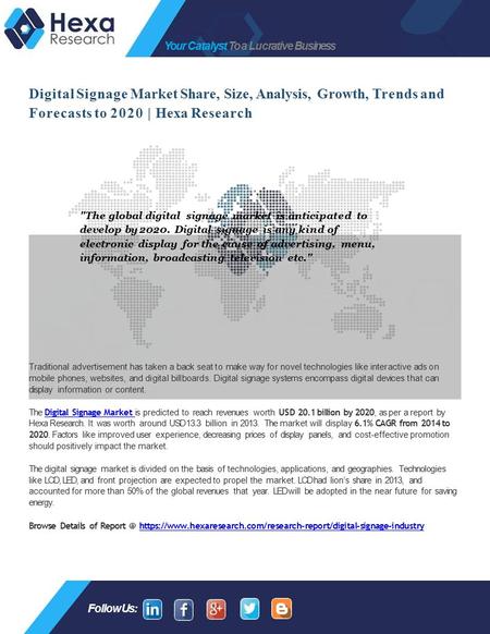 Digital Signage Market