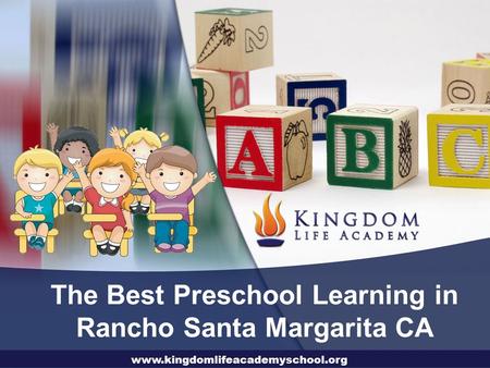 The Best Preschool Learning in Rancho Santa Margarita CA