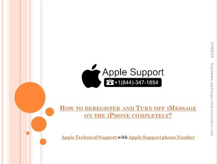 H OW TO DEREGISTER AND T URN OFF I M ESSAGE ON THE I P HONE COMPLETELY ? Apple Technical Support Apple Technical Support with Apple Support phone NumberApple.