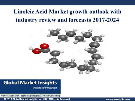 © 2018 Global Market Insights, Inc. USA. All Rights Reserved  Linoleic Acid Market growth outlook with industry review and forecasts.