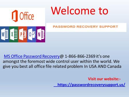 MS Office Password it's one amongst the foremost wide control user within the world. We give you best all office file related.