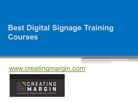 Best Digital Signage Training Courses