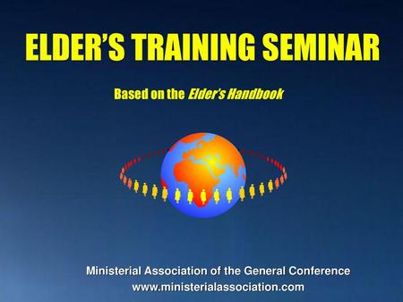 ELDER’S TRAINING SEMINAR