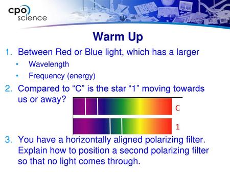 Warm Up Between Red or Blue light, which has a larger