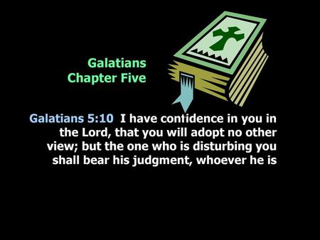 Galatians Chapter Five