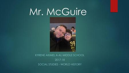 Mr. McGuire Kyrene Akimel a-al middle school