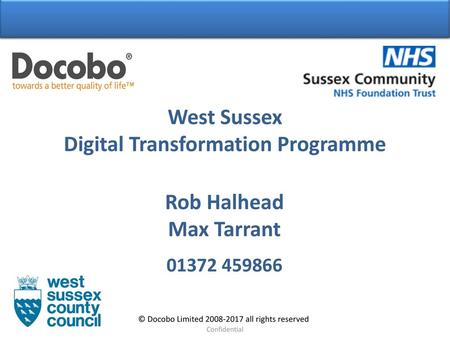 Digital Transformation Programme