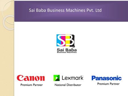 Sai Baba Business Machines Pvt. Ltd