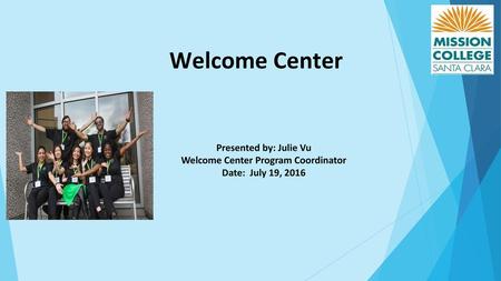 Welcome Center Program Coordinator