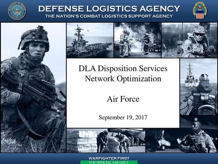 DLA Disposition Services Network Optimization