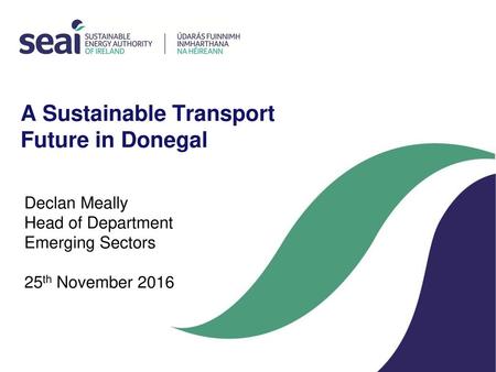 A Sustainable Transport Future in Donegal