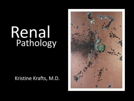 Renal Pathology Kristine Krafts, M.D..