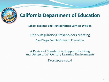 California Department of Education