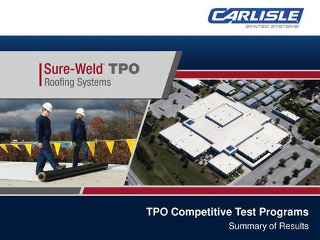 TPO Competitive Test Programs