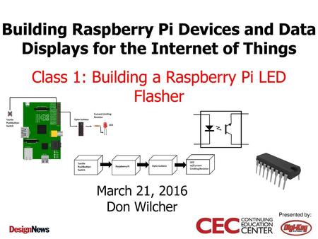 Class 1: Building a Raspberry Pi LED Flasher