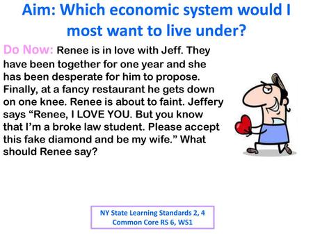 Aim: Which economic system would I most want to live under?