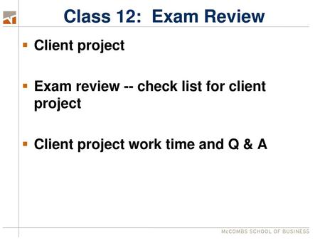 Class 12: Exam Review Client project