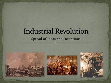 Industrial Revolution