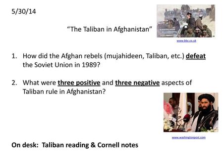 “The Taliban in Afghanistan”