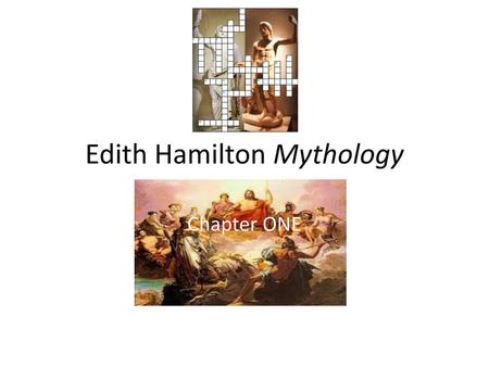 Edith Hamilton Mythology