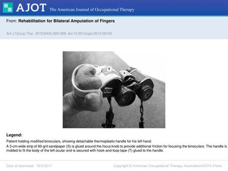 The American Journal of Occupational Therapy