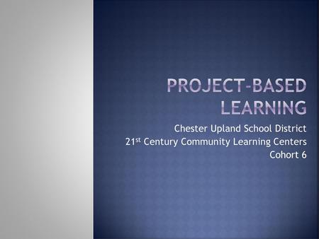 Project-Based Learning