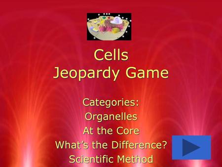 Cells Jeopardy Game Categories: Organelles At the Core