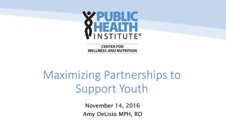 Maximizing Partnerships to Support Youth