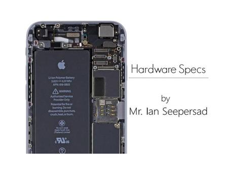 PC Components Microprocessor - performs all computations RAM - larger RAM memory contains more data Motherboard - holds all the above components Ports.