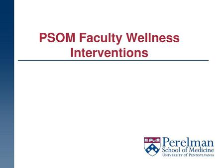 Dimensions of Faculty Wellness