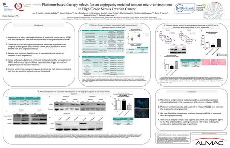 Platinum-based therapy selects for an angiogenic enriched tumour micro-environment in High Grade Serous Ovarian Cancer Aya El Helali1,2, Nuala McCabe1,3,