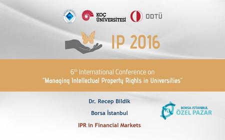 IPR in Financial Markets