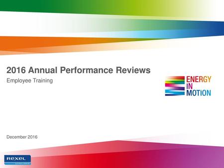 2016 Annual Performance Reviews