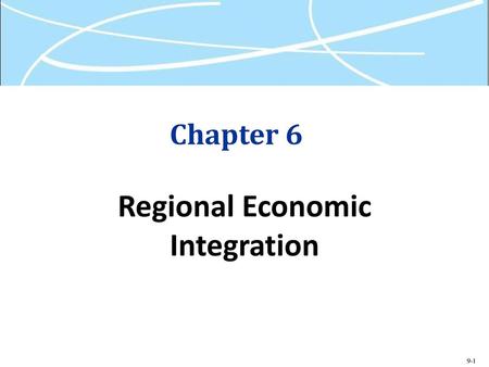 Regional Economic Integration