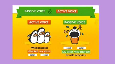 The Passive Voice – Relevant terminology