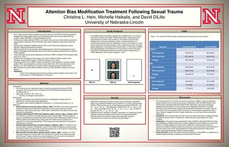 Attention Bias Modification Treatment Following Sexual Trauma