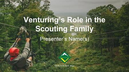 Venturing’s Role in the