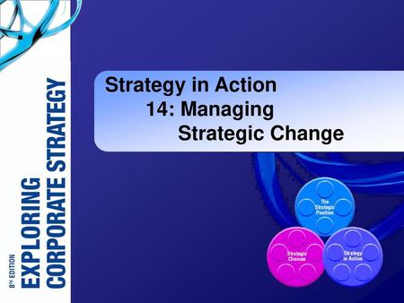 Strategy in Action 14: Managing Strategic Change