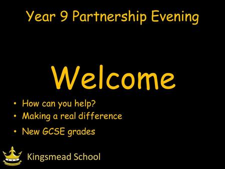 Year 9 Partnership Evening