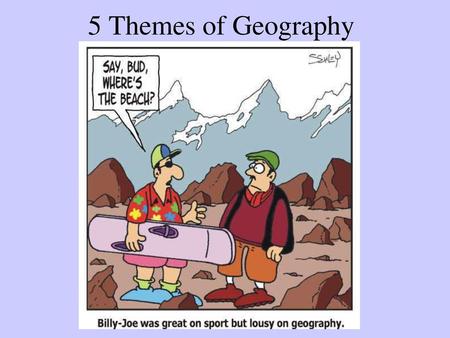 5 Themes of Geography.