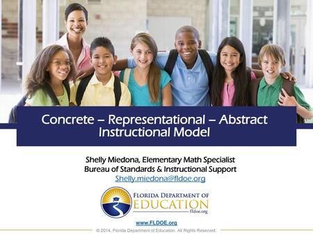 Concrete – Representational – Abstract Instructional Model