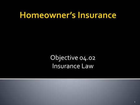 Homeowner’s Insurance