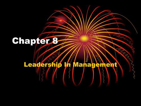 Leadership In Management