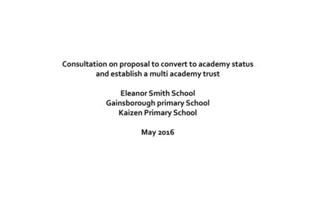 Gainsborough primary School