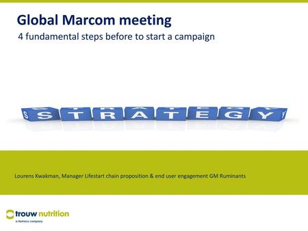 4 fundamental steps before to start a campaign