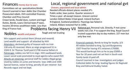 Local, regional government and national gvt Finances money due to wars