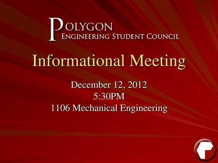 Informational Meeting