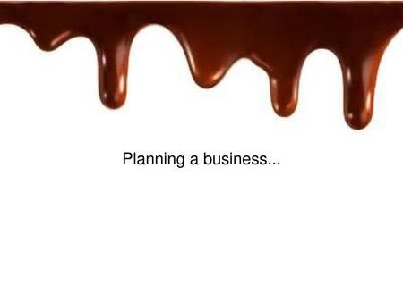 Planning a business....